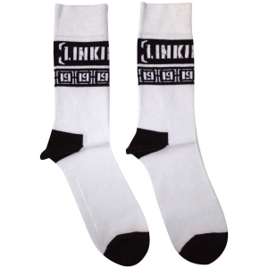 Linkin Park - Lp Repeat Uni Wht Socks (Eu 36-40) in der Gruppe BW-Socks bei Bengans Skivbutik AB (5641787)