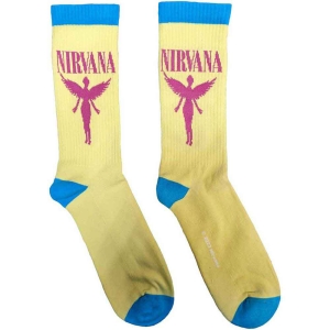 Nirvana - Angelic Uni Yell Socks (Eu 36-40) in der Gruppe MERCHANDISE / Strumpor / Pop-Rock bei Bengans Skivbutik AB (5641794)