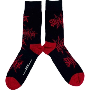 Slipknot - Logo & Nonagram Uni Bl Socks (Eu 36-40) in der Gruppe MERCHANDISE /  /  bei Bengans Skivbutik AB (5641814)