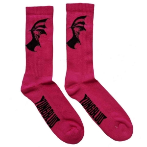 Yungblud - Life On Mars Tour Uni Pink Socks (Eu 36-40) in der Gruppe MERCHANDISE / Strumpor / Pop-Rock bei Bengans Skivbutik AB (5641833)