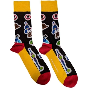 Beatles - Yellow Submarine Portholes & Characters Uni Bl Socks (Eu 36-40) in der Gruppe MERCHANDISE /  /  bei Bengans Skivbutik AB (5641834)