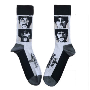 Beatles - Yellow Submarine Sea Of Science Faces Mono Uni Wht Socks (Eu 36-40) in der Gruppe MERCHANDISE /  /  bei Bengans Skivbutik AB (5641835)