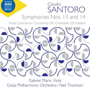 Claudio Santoro - Symphonies Nos. 13 & 14 in der Gruppe CD / Kommande / Klassiskt bei Bengans Skivbutik AB (5642046)