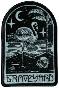 Graveyard - Patch Flamingo (10,1 X 6,7 Cm) in der Gruppe MERCHANDISE / Stoffaufnäher / Heavy Metal bei Bengans Skivbutik AB (5642126)