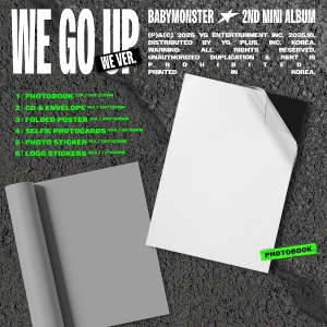 Babymonster - We Go Up (We Ver.) + Photocard in der Gruppe Minishops / K-Pop Minishops / Babymonster bei Bengans Skivbutik AB (5642489)