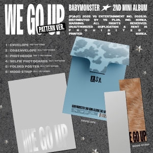 Babymonster - We Go Up (Pattern - Pharita) + Photocard in der Gruppe UNSERE TIPPS / Freitagsveröffentlichungen / 2025-10-10 bei Bengans Skivbutik AB (5642495)