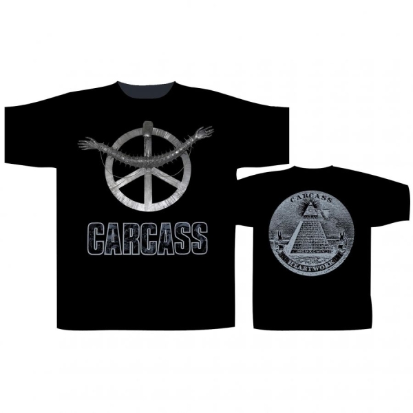 Carcass - T/S Heartwork (L) in der Gruppe MERCH / Kleidung / T-Shirts bei Bengans Skivbutik AB (5642747)