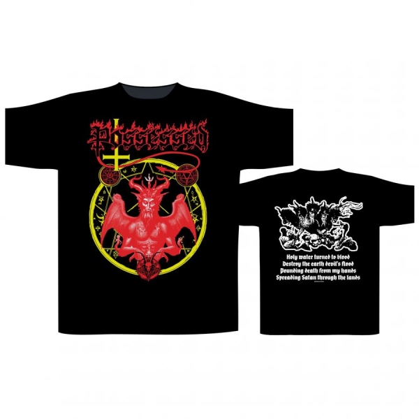 Possessed - T/S Red Devil (L) in der Gruppe MERCH / Kleidung / T-Shirts bei Bengans Skivbutik AB (5642814)