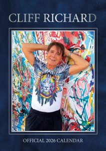 Cliff Richard   - 2026 A3 Calendar in der Gruppe MERCHANDISE /  /  /  bei Bengans Skivbutik AB (5642853)