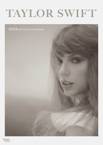 Taylor Swift  - 2026 A3 Calendar in der Gruppe MERCHANDISE /  /  /  bei Bengans Skivbutik AB (5642857)