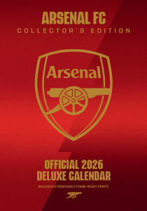 Arsenal Fc  - 2026 A3 Deluxe Calendar in der Gruppe MERCHANDISE /  /  /  bei Bengans Skivbutik AB (5642858)
