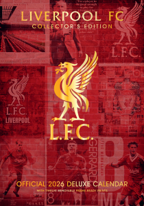 Liverpool Fc  - 2026 A3 Deluxe Calendar in der Gruppe MERCHANDISE /  /  /  bei Bengans Skivbutik AB (5642862)