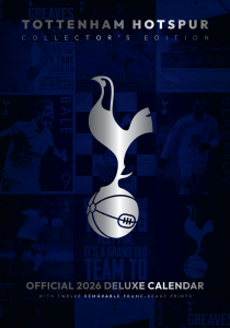 Tottenham Hotspur Fc  - 2026 A3 Deluxe Calendar in der Gruppe MERCHANDISE /  /  /  bei Bengans Skivbutik AB (5642868)
