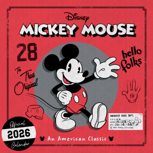 Mickey Classic  - 2026 Square Calendar in der Gruppe MERCHANDISE /  /  /  bei Bengans Skivbutik AB (5642886)