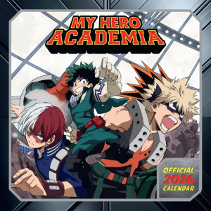 My Hero Academia  - 2026 Square Calendar in der Gruppe MERCHANDISE /  /  /  bei Bengans Skivbutik AB (5642888)