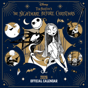 The Nightmare Before Christmas  - 2026 Square Calendar in der Gruppe MERCHANDISE /  /  /  bei Bengans Skivbutik AB (5642890)