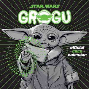 Star Wars The Mandalorian Grogu  - 2026 Square Calendar in der Gruppe MERCHANDISE /  /  /  bei Bengans Skivbutik AB (5642897)