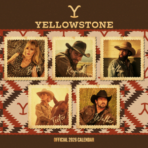 Yellowstone  - 2026 Square Calendar in der Gruppe MERCHANDISE /  /  /  bei Bengans Skivbutik AB (5642908)