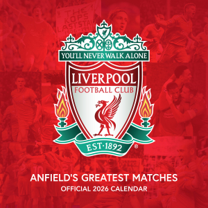 Liverpool Fc Legends  - 2026 Square Calendar in der Gruppe MERCHANDISE /  /  /  bei Bengans Skivbutik AB (5642911)