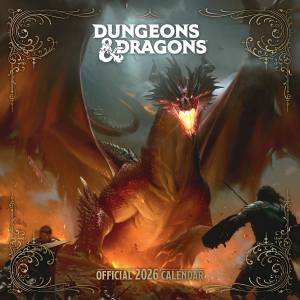 Dungeons & Dragons  - 2026 Square Calendar in der Gruppe MERCHANDISE /  /  /  bei Bengans Skivbutik AB (5642914)