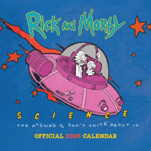 Rick And Morty  - 2026 Square Calendar in der Gruppe MERCHANDISE /  /  /  bei Bengans Skivbutik AB (5642916)