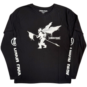 Linkin Park - Street Soldier Uni Bl Layered Longsleeve  (L) in der Gruppe -Start Tshirt bei Bengans Skivbutik AB (5643708)