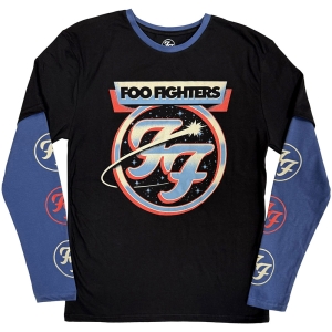 Foo Fighters - Comet Uni Bl/Denim Layered Longsleeve in der Gruppe MERCHANDISE / T-shirt / Nyheter / Pop-Rock bei Bengans Skivbutik AB (5643860r)