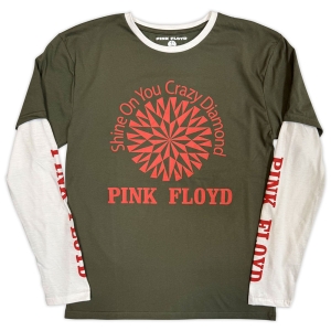 Pink Floyd - Shine On Uni Green/Wht Layered Longsleeve in der Gruppe MERCHANDISE / T-shirt / Nyheter / Pop-Rock bei Bengans Skivbutik AB (5643879r)