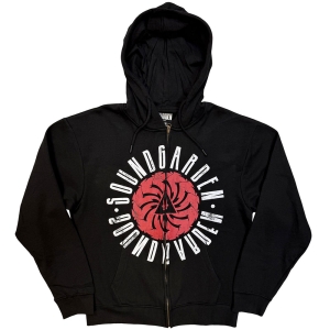 Soundgarden - Circle Logo Uni Bl Zip Hoodie in der Gruppe MERCHANDISE / Kapuzenpullover / Nyheter / Pop-Rock bei Bengans Skivbutik AB (5643885r)