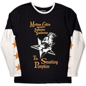 Smashing Pumpkins - Infinite Sadness Uni Bl/Wht Layered Longsleeve in der Gruppe MERCHANDISE / T-shirt / Nyheter / Pop-Rock bei Bengans Skivbutik AB (5643888r)