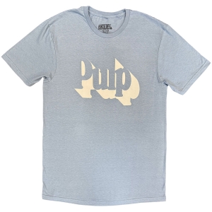 Pulp - Classic Logo Uni Blue T-Shirt in der Gruppe MERCHANDISE / T-shirt / Pop-Rock bei Bengans Skivbutik AB (5644419r)