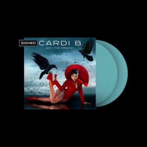 Cardi B - Am I The Drama? (Blue Vinyl - Signed) in der Gruppe UNSERE TIPPS / Startsida - Vinyl Nyheter & Kommande bei Bengans Skivbutik AB (5644449)