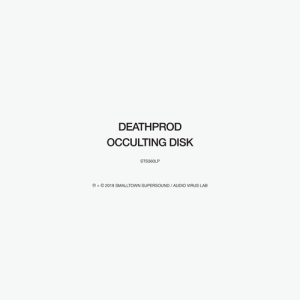 Deathprod - Occulting Disk (Ltd Clear Vinyl) in der Gruppe VINYL / Elektroniskt bei Bengans Skivbutik AB (5644478)