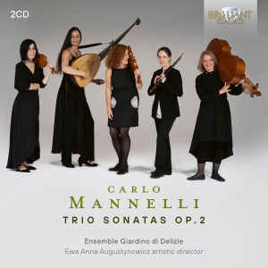 Carlo Mannelli - Trio Sonatas, Op. 2 in der Gruppe CD / Kommande / Klassiskt bei Bengans Skivbutik AB (5644524)