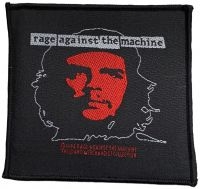 Rage Against The Machine - Patch Red Silhoutte Che (9,5 X 10,1 in der Gruppe MERCHANDISE / Accessoarer / Kommande / Hårdrock bei Bengans Skivbutik AB (5644582)