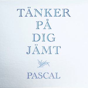Pascal - Tänker På Dig Jämt (Black Vinyl LP) in der Gruppe VINYL / Kommande / Pop-Rock bei Bengans Skivbutik AB (5644719)