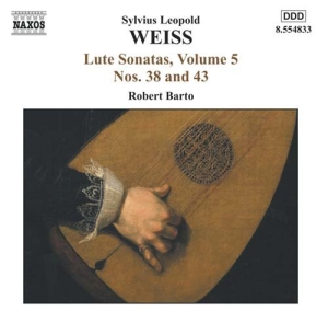 Weiss Silvius Leopold - Lute Sonatas Vol 5 in der Gruppe Externt_Lager / Naxoslager bei Bengans Skivbutik AB (564487)