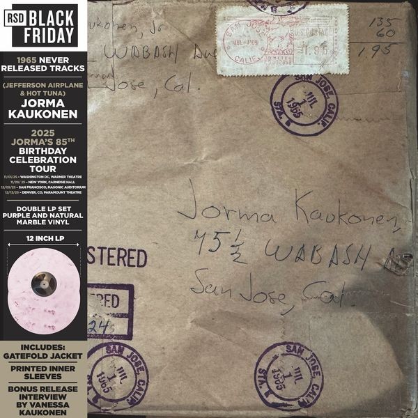 Jorma Kaukonen - Wabash Avenue: 1965 never released tracks in der Gruppe VINYL / Hårdrock bei Bengans Skivbutik AB (5645053)