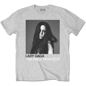 Lady Gaga - Fame Monster Uni Grey T-Shirt  (2XL) in der Gruppe MERCHANDISE / T-shirt / Pop-Rock bei Bengans Skivbutik AB (5645617)