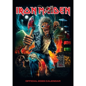 Iron Maiden  - 2026 A3 Calendar in der Gruppe MERCHANDISE /  /  bei Bengans Skivbutik AB (5646800)