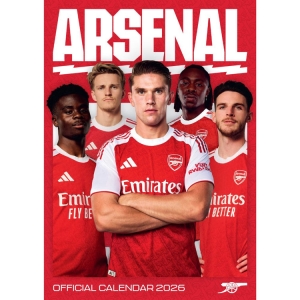 Arsenal Fc - 2026 A3 Calendar in der Gruppe MERCHANDISE / / bei Bengans Skivbutik AB (5646802)