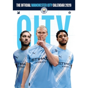 Manchester City Fc  - 2026 A3 Calendar  in der Gruppe MERCHANDISE /  /  bei Bengans Skivbutik AB (5646805)