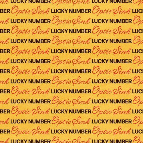 Optic Sink - Lucky Number in der Gruppe VINYL / Pop-Rock bei Bengans Skivbutik AB (5646959)