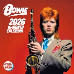 David Bowie - 2026 Square Calendar in der Gruppe UNSERE TIPPS / Freitagsveröffentlichungen / 2025-10-31 bei Bengans Skivbutik AB (5647040)