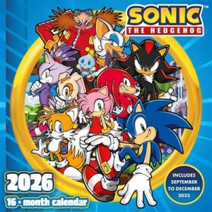 Sonic - 2026 Square Calendar in der Gruppe MERCHANDISE /  /  /  bei Bengans Skivbutik AB (5647049)