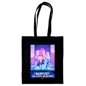 K-Pop Demon Hunters  - Key Art- Black Tote Bag in der Gruppe UNSERE TIPPS / Freitagsveröffentlichungen / 2025-10-31 bei Bengans Skivbutik AB (5647056)
