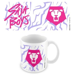 K-Pop Demon Hunters - (Saja Boys Logo) White Pod Mug in der Gruppe MERCHANDISE / Tasse / K-Pop bei Bengans Skivbutik AB (5647062)