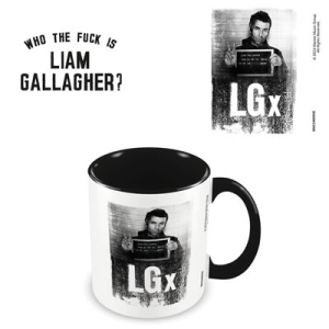 Liam Gallagher - (Who Is Liam?) Black Coloured Inner Pod Mug in der Gruppe MERCHANDISE / Tasse / Pop-Rock bei Bengans Skivbutik AB (5647072)