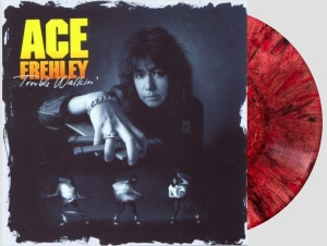 Frehley Ace - Trouble Walkin (Oxblood Red Hide Your Heart Swirl Vinyl) in der Gruppe VINYL / Hårdrock bei Bengans Skivbutik AB (5647206)