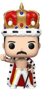 Queen  - Funko Pop! Rocks: Freddie Mercury King in der Gruppe MERCHANDISE / Merch / Pop-Rock bei Bengans Skivbutik AB (5647769)